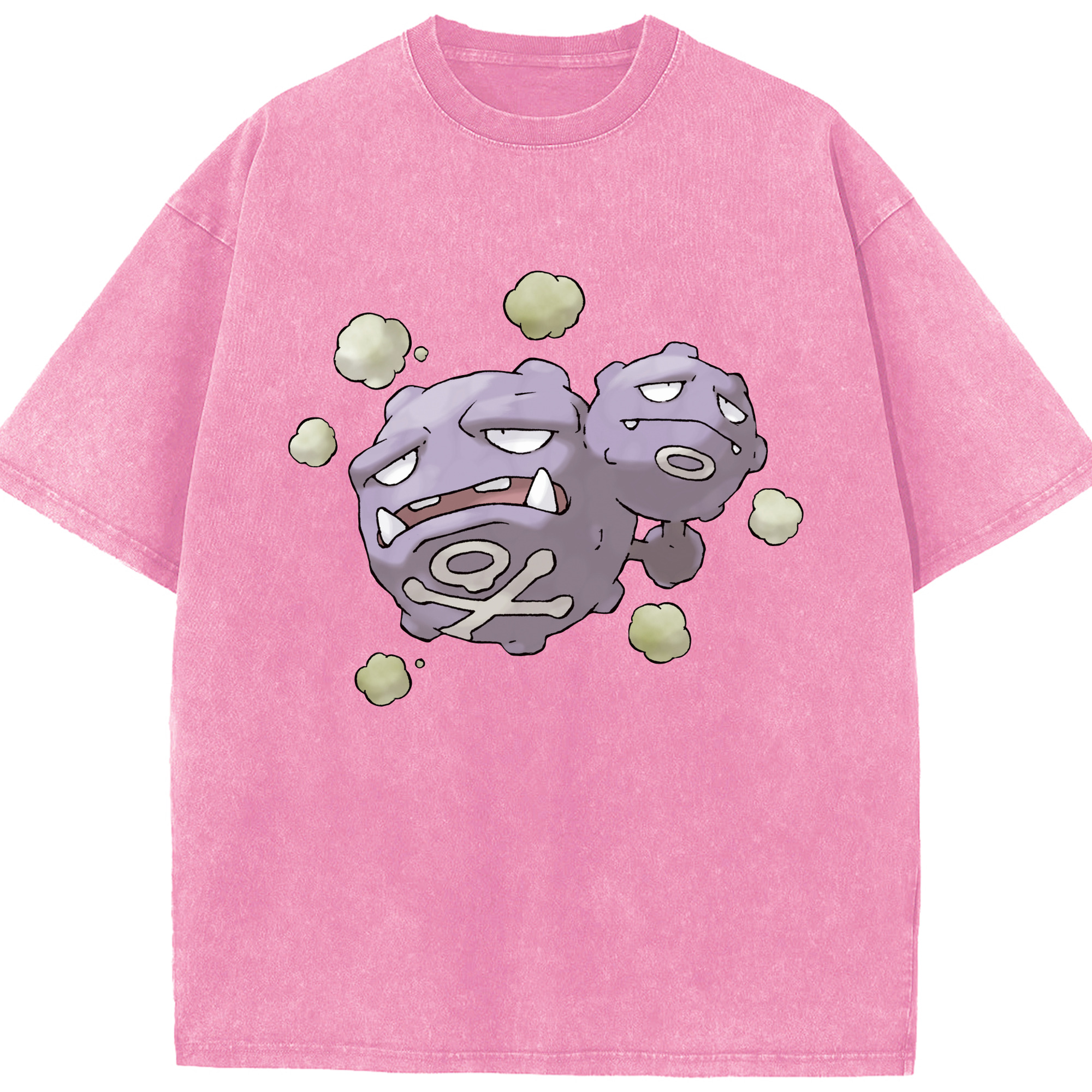 （画像用） ポケットモンスター Pokémon 綿100% ヴィンテージ風 半袖Tシャツ（フロントプリント）